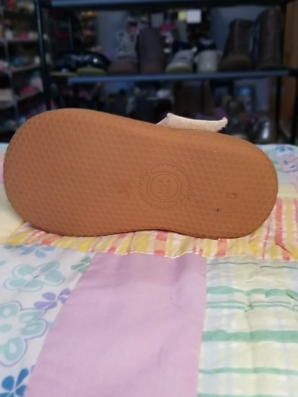 Livie & Luca Peach Carta II Mary Jane  Size 5